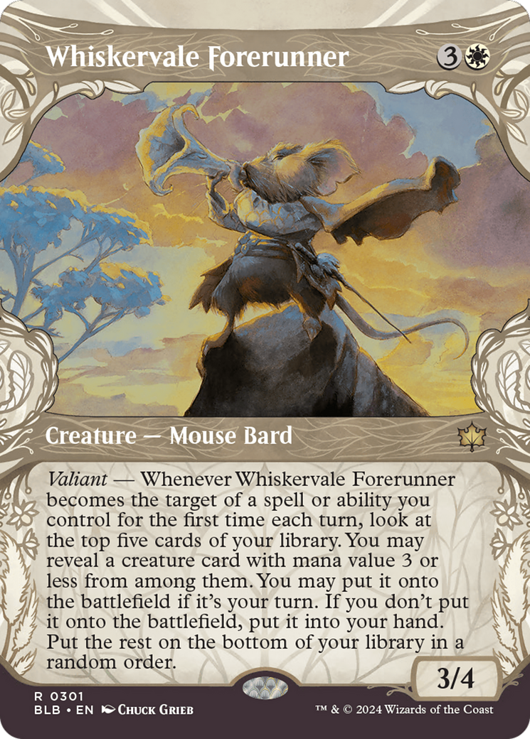Whiskervale Forerunner (Showcase) [Bloomburrow] - Magic: The Gathering - Card Brawlers | Quebec | Canada |
