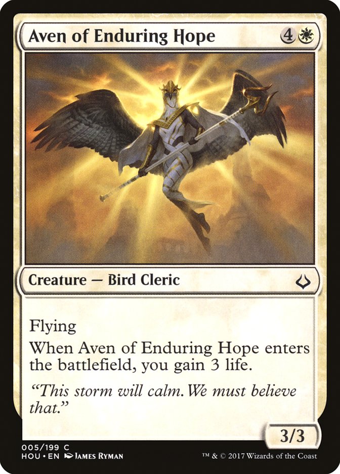 Aven of Enduring Hope [Hour of Devastation] - Magic: The Gathering - Card Brawlers | Quebec | Canada |