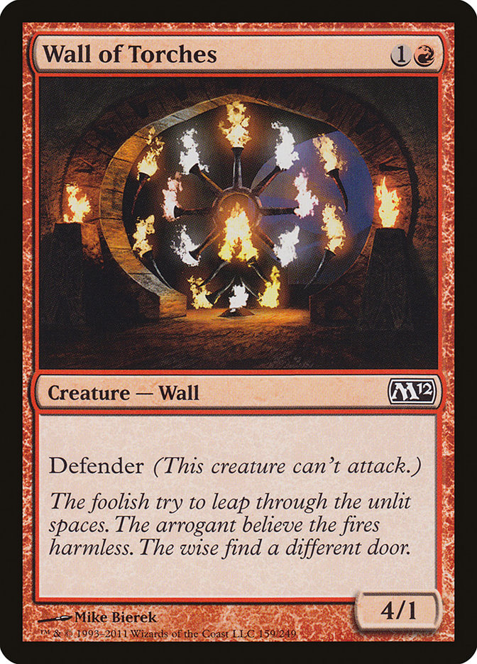 Wall of Torches [Magic 2012] - Magic: The Gathering - Card Brawlers | Quebec | Canada |