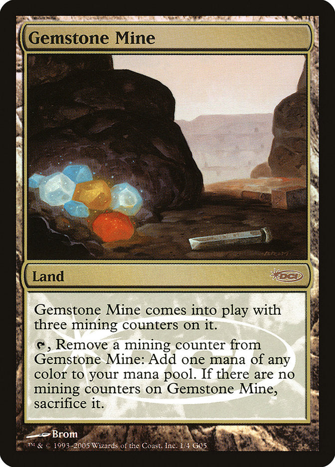 Gemstone Mine [Judge Gift Cards 2005] - Magic: The Gathering - Card Brawlers | Quebec | Canada |