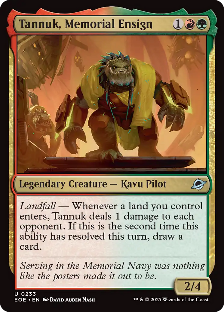 Tannuk, Memorial Ensign [Edge of Eternities] - Magic: The Gathering - Card Brawlers | Quebec | Canada |