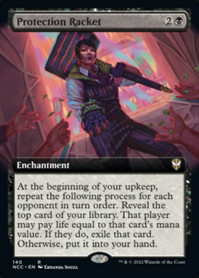 Protection Racket (Extended Art) [Streets of New Capenna Commander] - Magic: The Gathering - Card Brawlers | Quebec | Canada |