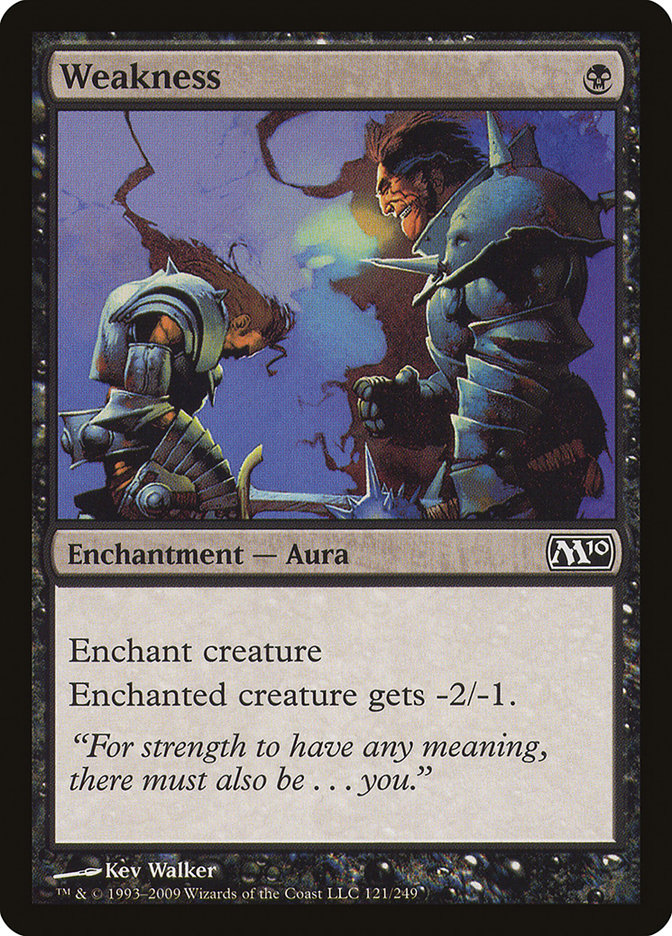 Weakness [Magic 2010] - Magic: The Gathering - Card Brawlers | Quebec | Canada |