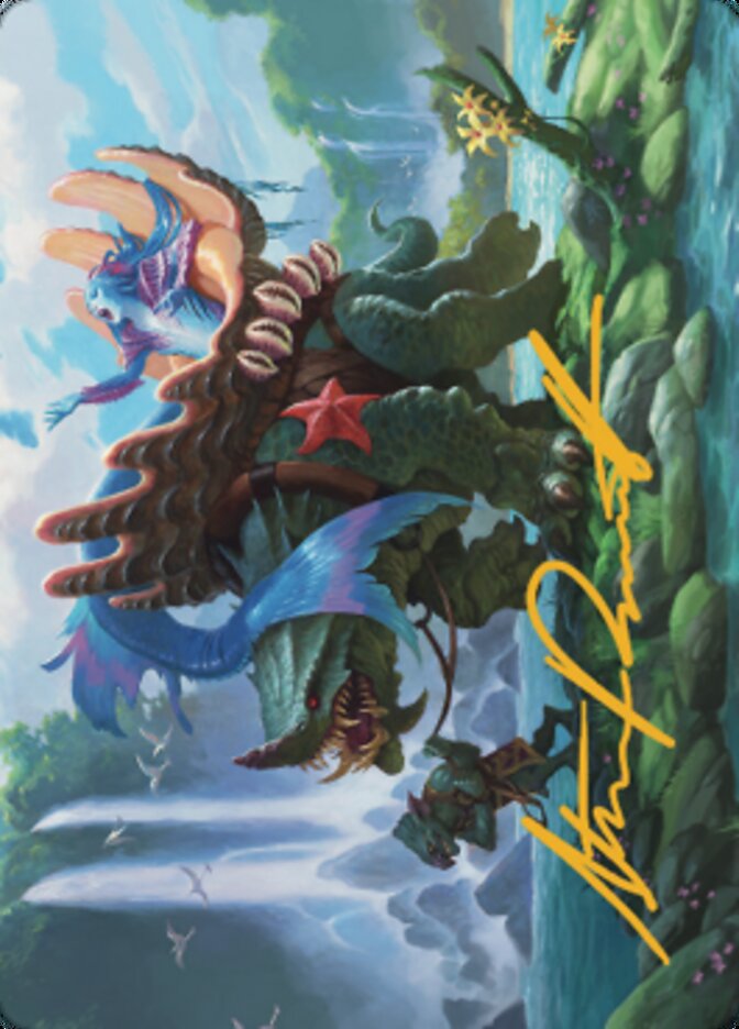 Vodalian Mindsinger Art Card (Gold-Stamped Signature) [Dominaria United Art Series] - Magic: The Gathering - Card Brawlers | Quebec | Canada |