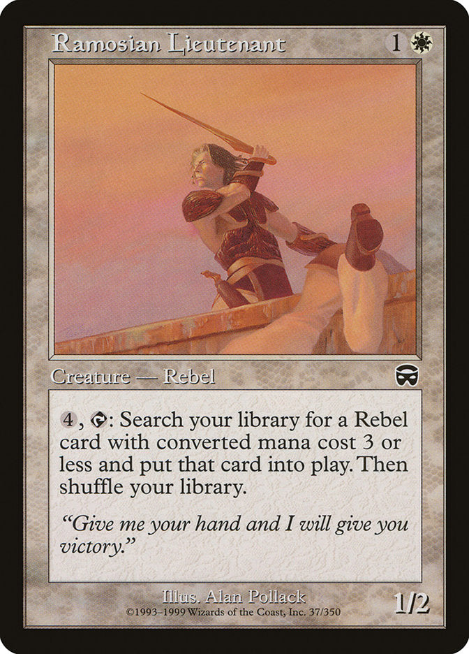 Ramosian Lieutenant [Mercadian Masques] - Magic: The Gathering - Card Brawlers | Quebec | Canada |