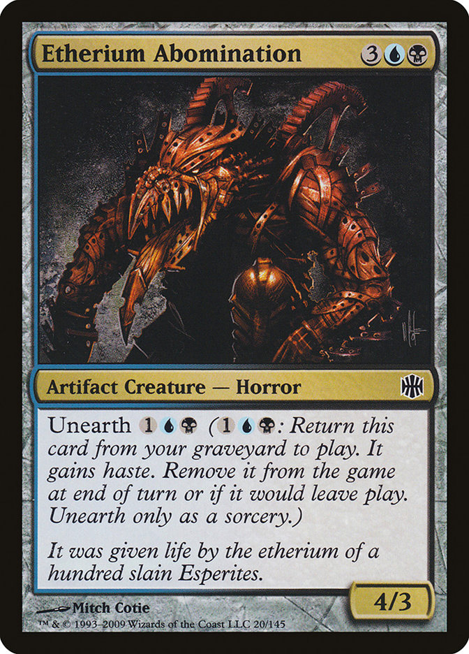 Etherium Abomination [Alara Reborn] - Magic: The Gathering - Card Brawlers | Quebec | Canada |