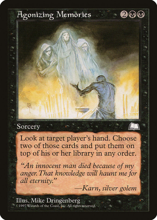 Agonizing Memories [Weatherlight] - Magic: The Gathering - Card Brawlers | Quebec | Canada |