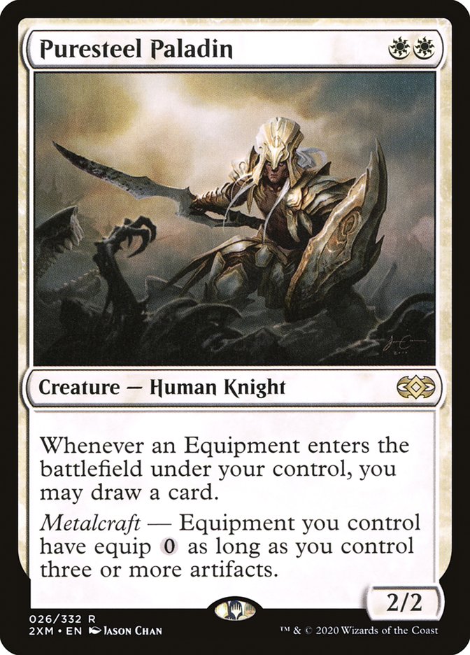 Puresteel Paladin [Double Masters] - Magic: The Gathering - Card Brawlers | Quebec | Canada |