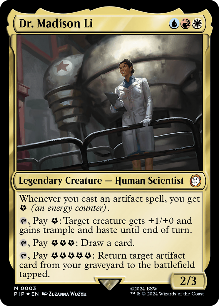 Dr. Madison Li [Fallout] - Magic: The Gathering - Card Brawlers | Quebec | Canada |