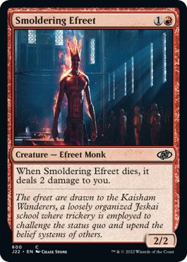 Smoldering Efreet [Jumpstart 2022] - Magic: The Gathering - Card Brawlers | Quebec | Canada |