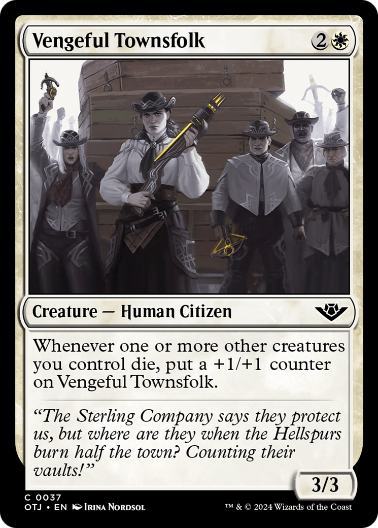 Vengeful Townsfolk [Outlaws of Thunder Junction] - Magic: The Gathering - Card Brawlers | Quebec | Canada |