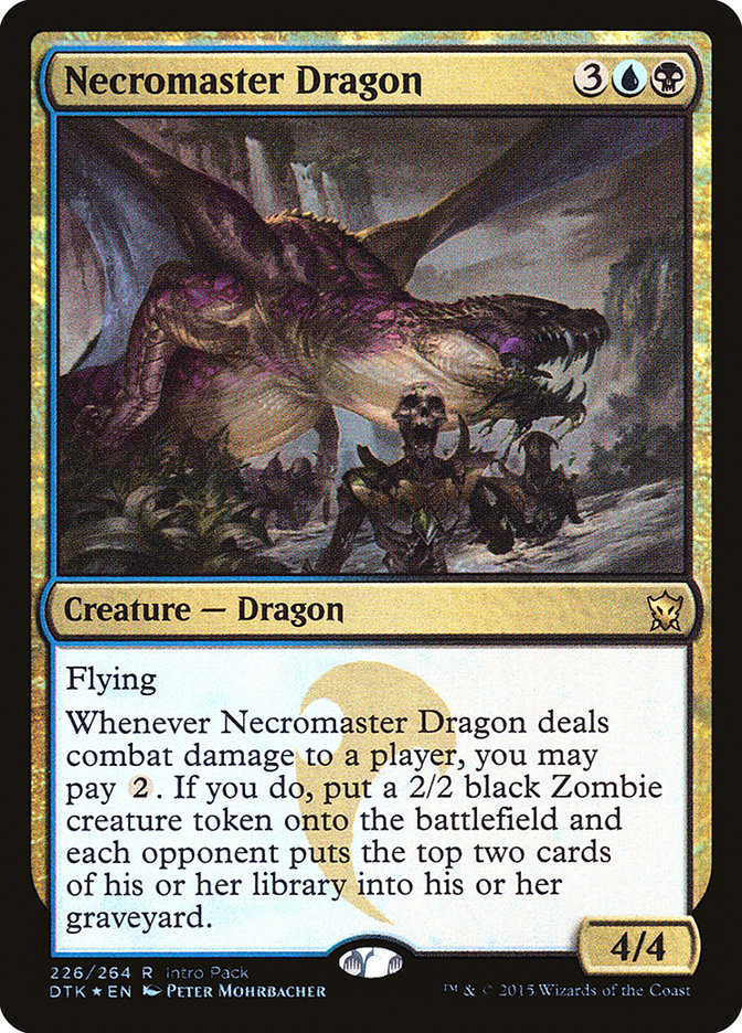 Necromaster Dragon (Intro Pack) [Dragons of Tarkir Promos] - Magic: The Gathering - Card Brawlers | Quebec | Canada |