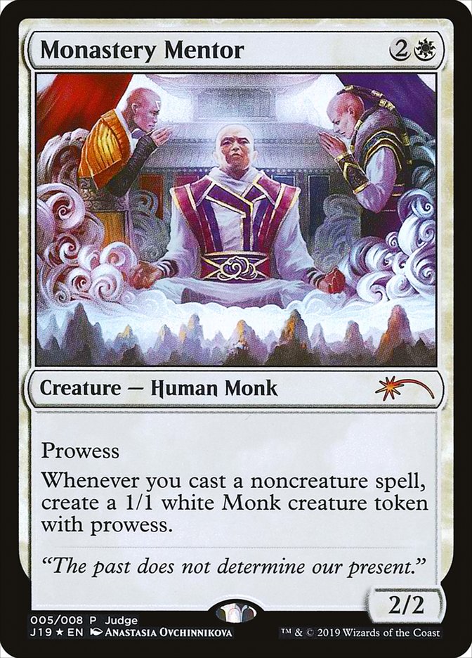 Monastery Mentor [Judge Gift Cards 2019] - Magic: The Gathering - Card Brawlers | Quebec | Canada |