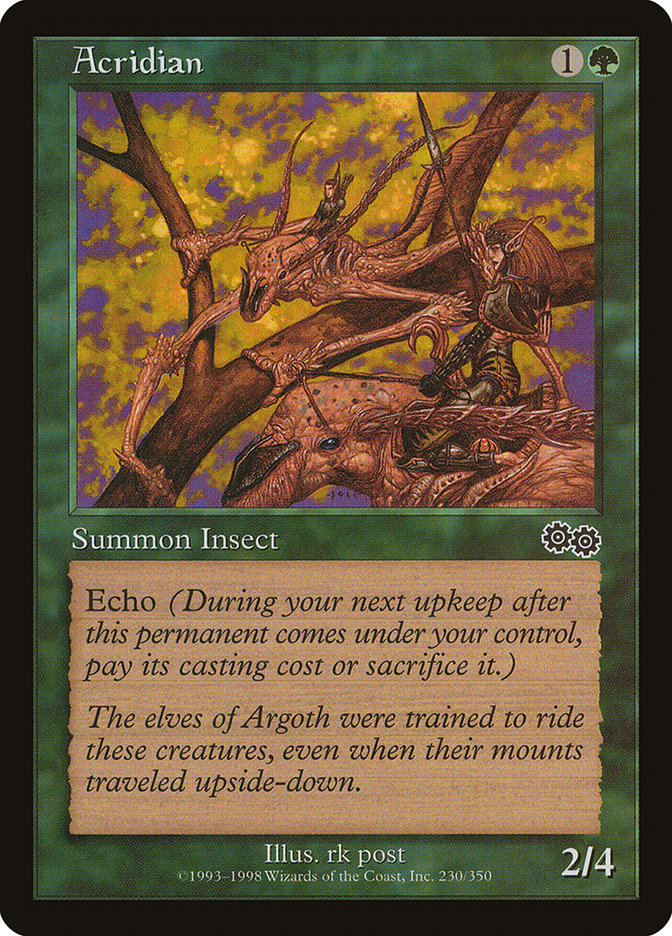 Acridian [Urza's Saga] - Magic: The Gathering - Card Brawlers | Quebec | Canada |