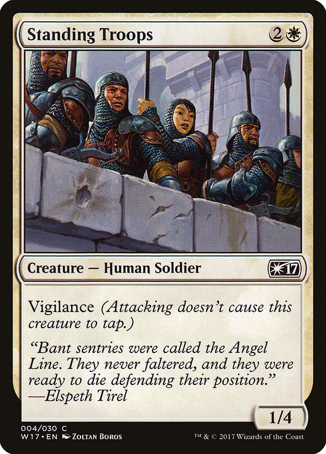 Standing Troops [Welcome Deck 2017] - Magic: The Gathering - Card Brawlers | Quebec | Canada |