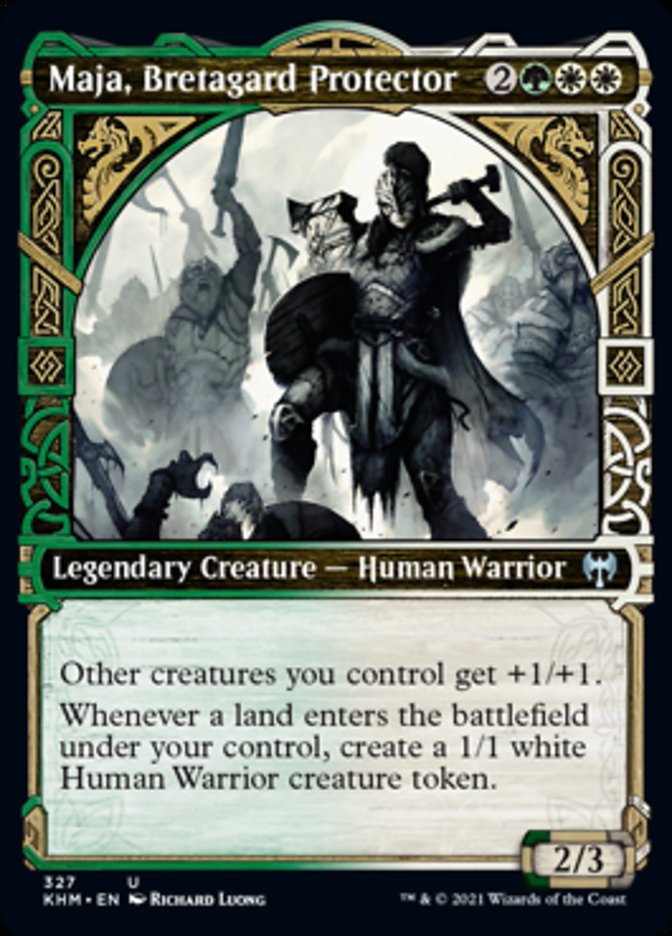 Maja, Bretagard Protector (Showcase) [Kaldheim] - Magic: The Gathering - Card Brawlers | Quebec | Canada |