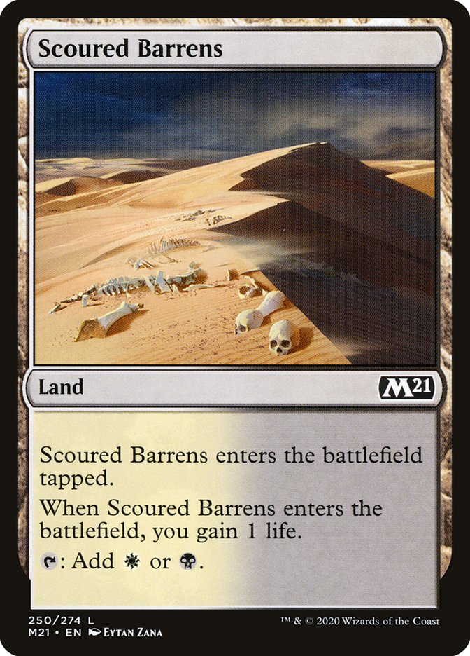 Scoured Barrens [Core Set 2021] - Magic: The Gathering - Card Brawlers | Quebec | Canada |