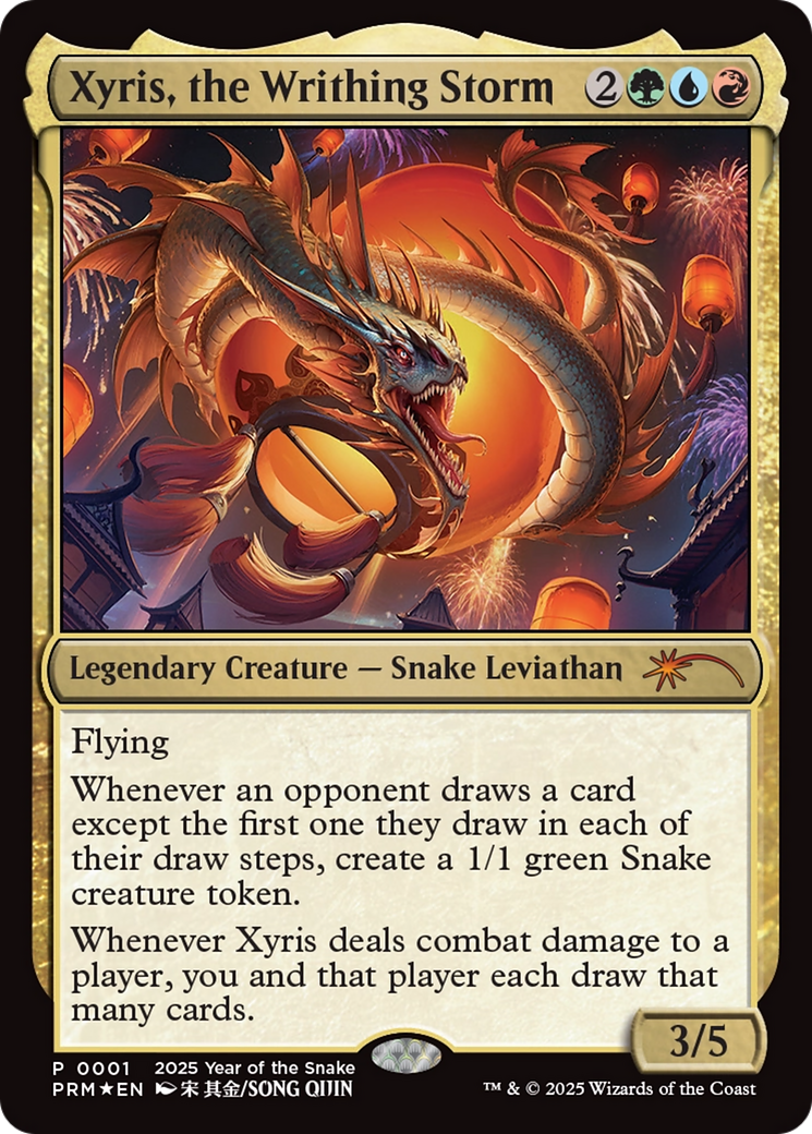Xyris, the Writhing Storm (Year of the Snake 2025) [Standard Showdown Promos] - Magic: The Gathering - Card Brawlers | Quebec | Canada |