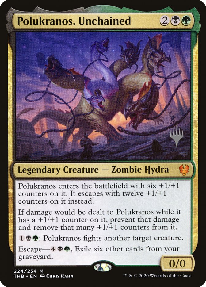 Polukranos, Unchained (Promo Pack) [Theros Beyond Death Promos] - Magic: The Gathering - Card Brawlers | Quebec | Canada |