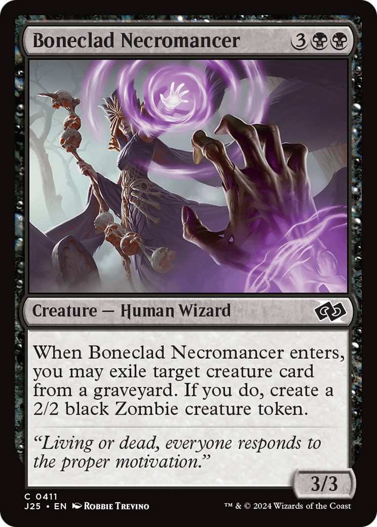 Boneclad Necromancer [Foundations Jumpstart] - Magic: The Gathering - Card Brawlers | Quebec | Canada |