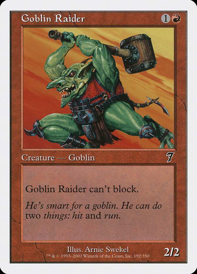Goblin Raider [Seventh Edition] - Magic: The Gathering - Card Brawlers | Quebec | Canada |