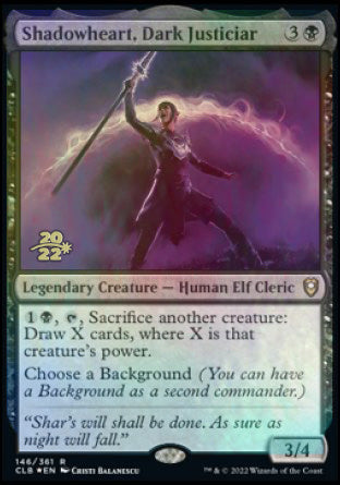 Shadowheart, Dark Justiciar [Commander Legends: Battle for Baldur's Gate Prerelease Promos] - Magic: The Gathering - Card Brawlers | Quebec | Canada |