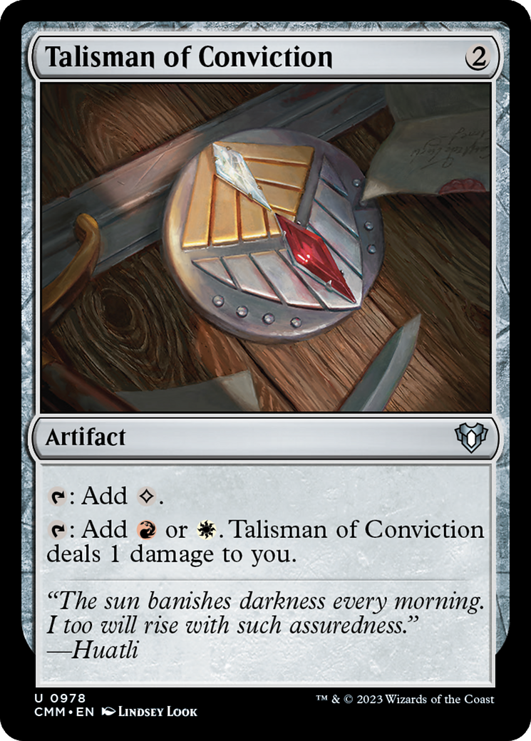 Talisman of Conviction [Commander Masters] - Magic: The Gathering - Card Brawlers | Quebec | Canada |