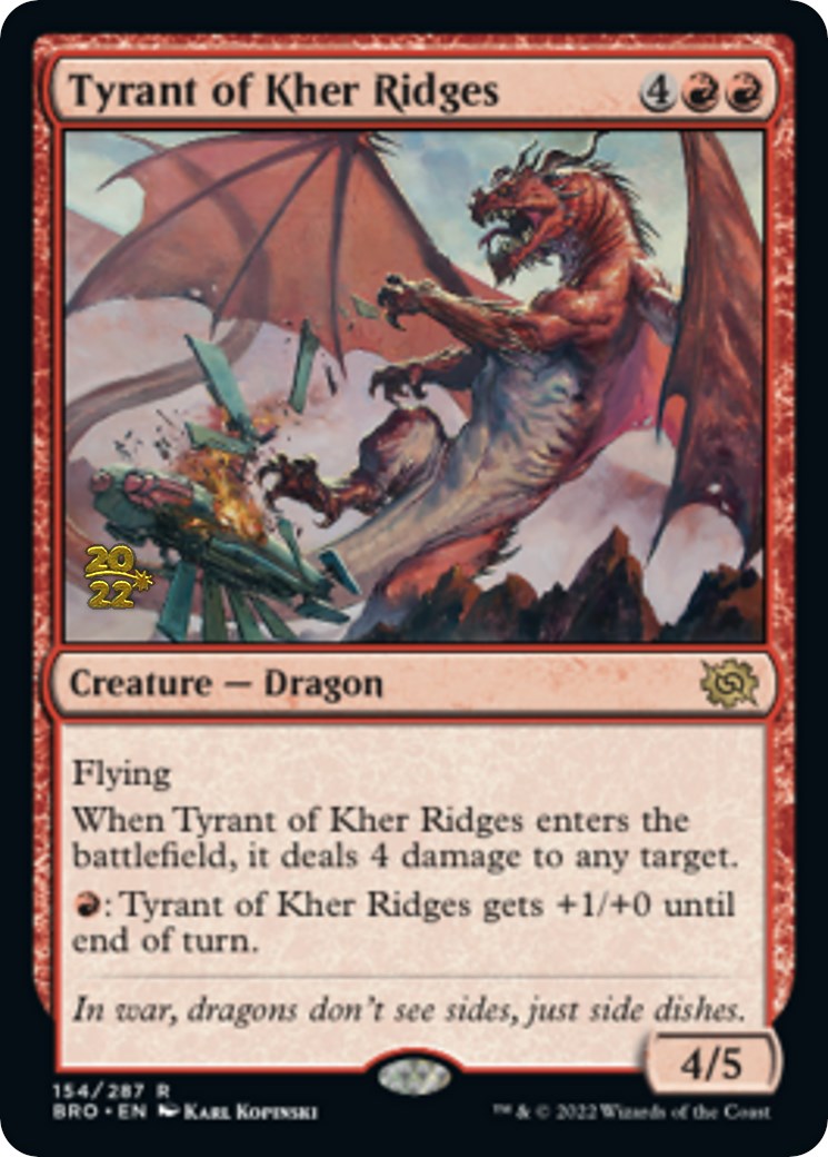 Tyrant of Kher Ridges [The Brothers' War Prerelease Promos] - Magic: The Gathering - Card Brawlers | Quebec | Canada |