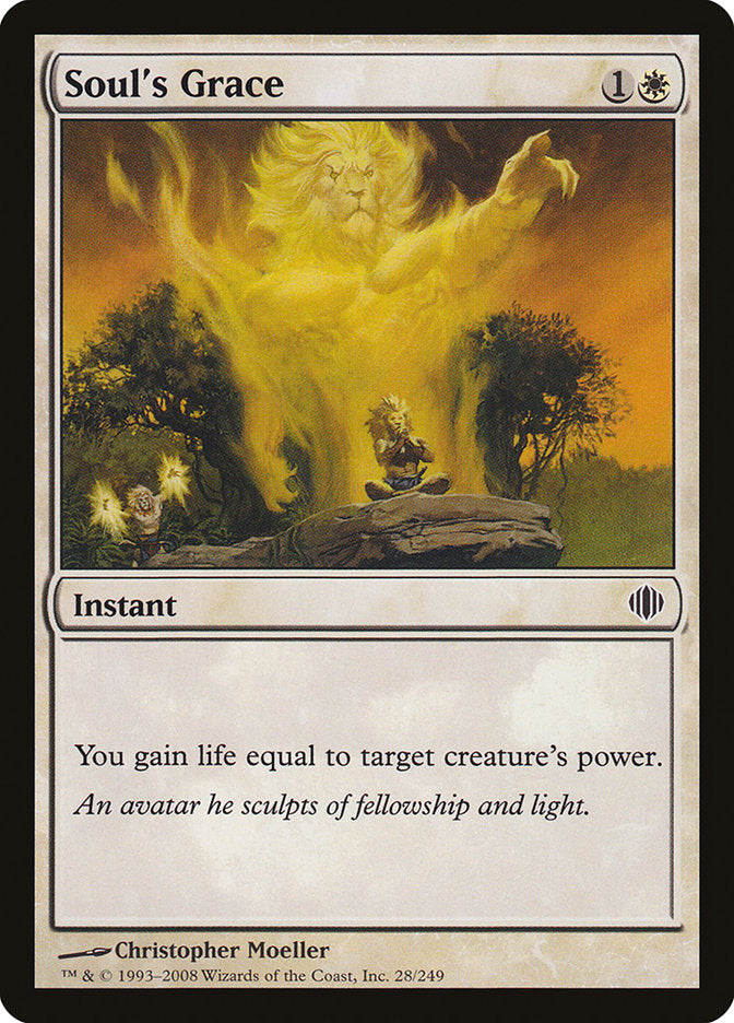 Soul's Grace [Shards of Alara] - Magic: The Gathering - Card Brawlers | Quebec | Canada |
