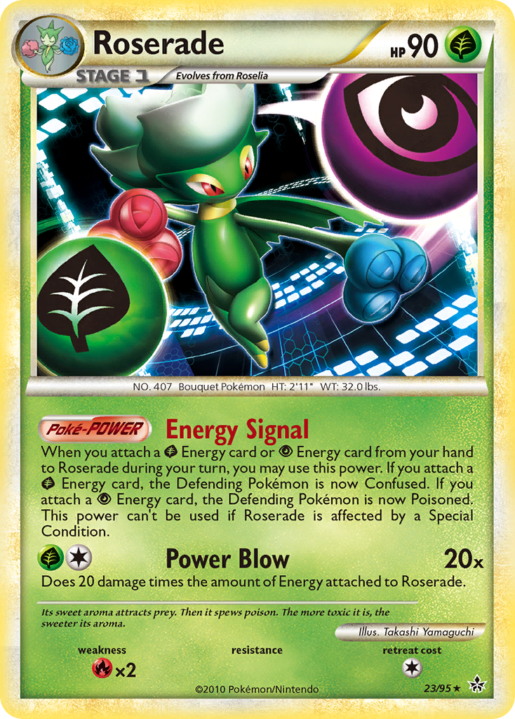 Roserade (23/95) [HeartGold & SoulSilver: Unleashed] - Pokémon - Card Brawlers | Quebec | Canada |
