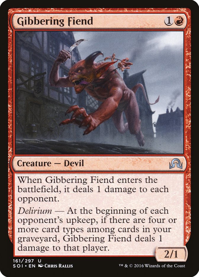 Gibbering Fiend [Shadows over Innistrad] - Magic: The Gathering - Card Brawlers | Quebec | Canada |