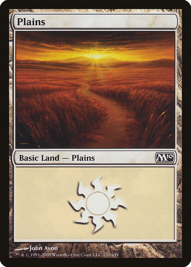 Plains (231) [Magic 2010] - Magic: The Gathering - Card Brawlers | Quebec | Canada |