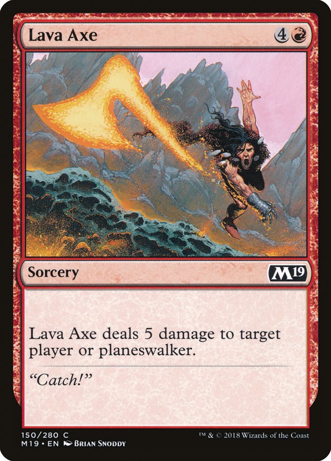 Lava Axe [Core Set 2019] - Magic: The Gathering - Card Brawlers | Quebec | Canada |