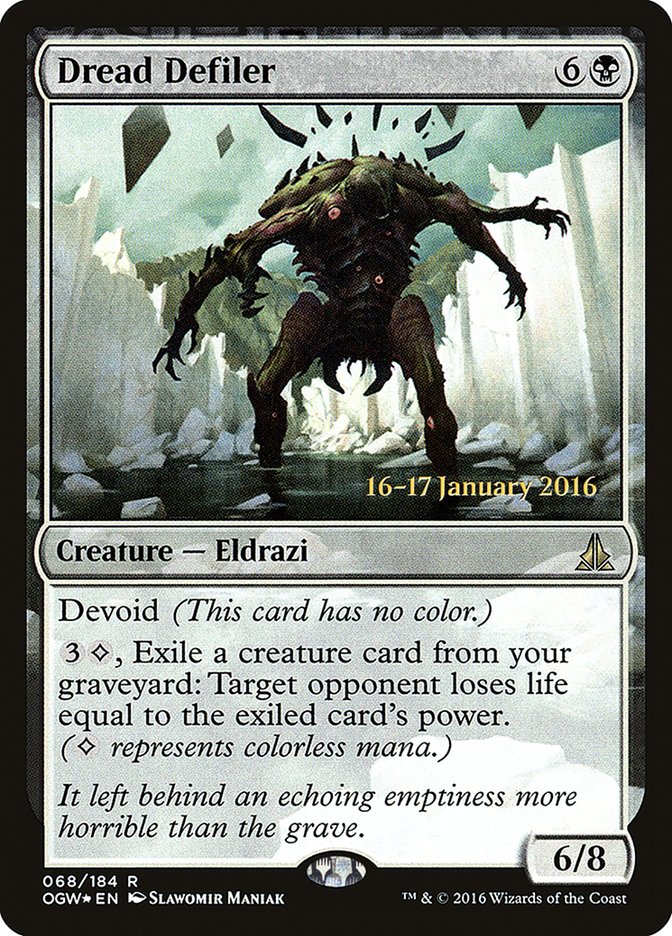 Dread Defiler [Oath of the Gatewatch Prerelease Promos] - Magic: The Gathering - Card Brawlers | Quebec | Canada |