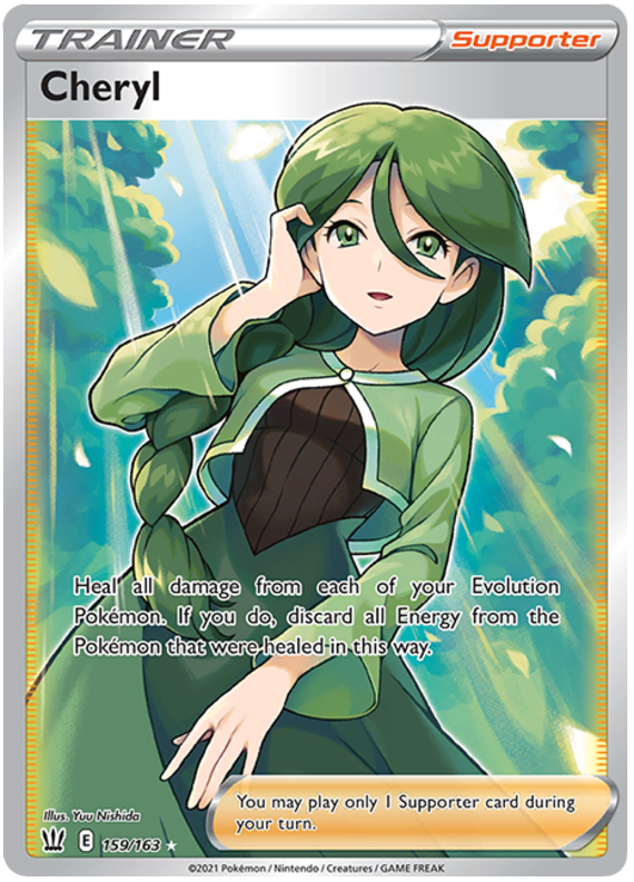Cheryl (159/163) [Sword & Shield: Battle Styles] - Pokémon - Card Brawlers | Quebec | Canada |