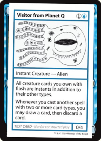 Visitor from Planet Q (2021 Edition) [Mystery Booster Playtest Cards] - Magic: The Gathering - Card Brawlers | Quebec | Canada |