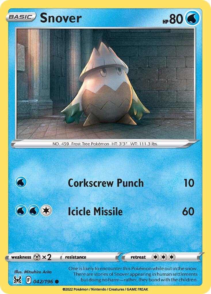 Snover (042/196) [Sword & Shield: Lost Origin] - Pokémon - Card Brawlers | Quebec | Canada |