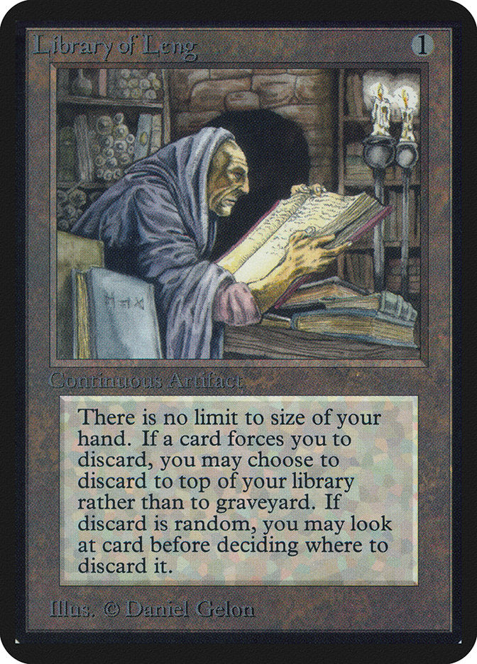 Library of Leng [Alpha Edition] - Magic: The Gathering - Card Brawlers | Quebec | Canada |