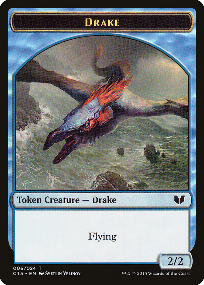 Drake // Elemental (020) Double-Sided Token [Commander 2015 Tokens] - Magic: The Gathering - Card Brawlers | Quebec | Canada |