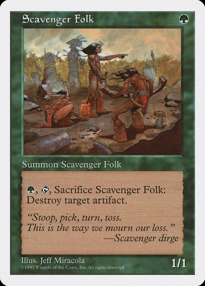 Scavenger Folk [Fifth Edition] - Magic: The Gathering - Card Brawlers | Quebec | Canada |