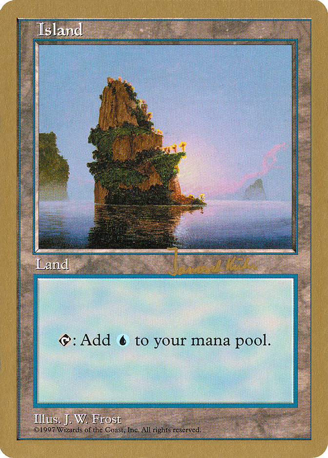 Island (jk435) (Janosch Kuhn) [World Championship Decks 1997] - Magic: The Gathering - Card Brawlers | Quebec | Canada |