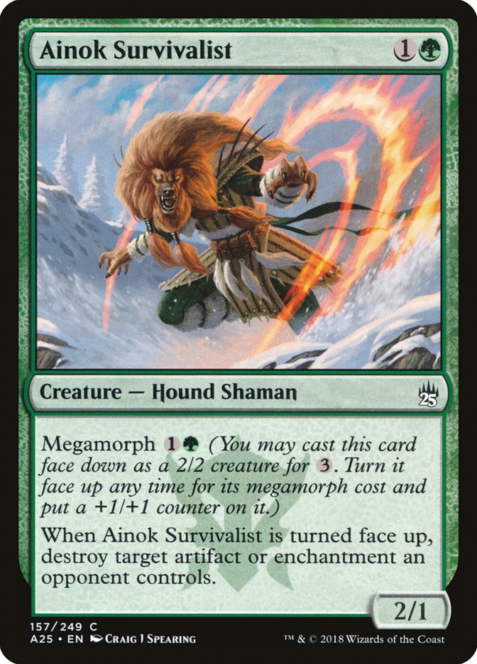 Ainok Survivalist [Masters 25] - Magic: The Gathering - Card Brawlers | Quebec | Canada |