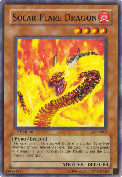 Solar Flare Dragon [SD3-EN008] Common - Yu-Gi-Oh! - Card Brawlers | Quebec | Canada |