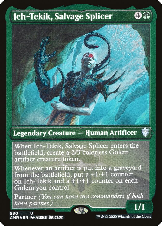 Ich-Tekik, Salvage Splicer (Etched) [Commander Legends] - Magic: The Gathering - Card Brawlers | Quebec | Canada |