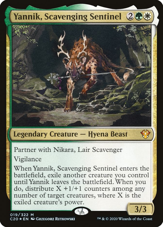 Yannik, Scavenging Sentinel [Commander 2020] - Magic: The Gathering - Card Brawlers | Quebec | Canada |
