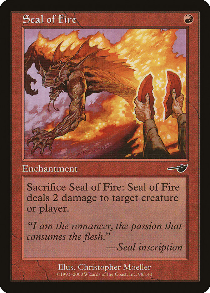 Seal of Fire [Nemesis] - Magic: The Gathering - Card Brawlers | Quebec | Canada |