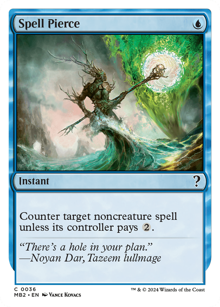 Spell Pierce (White Border) [Mystery Booster 2] - Magic: The Gathering - Card Brawlers | Quebec | Canada |