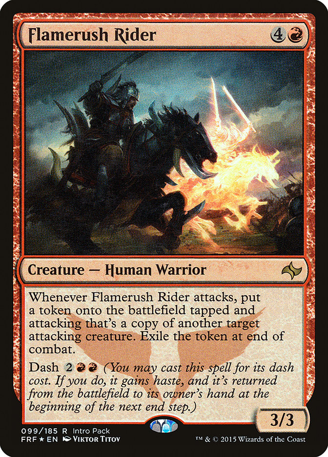 Flamerush Rider (Intro Pack) [Fate Reforged Promos] - Magic: The Gathering - Card Brawlers | Quebec | Canada |