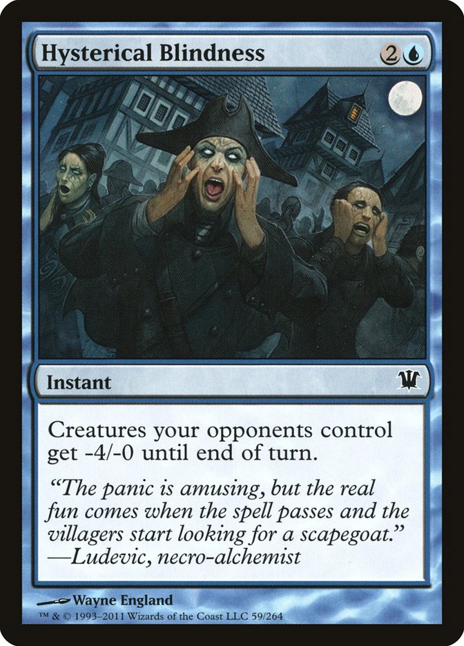 Hysterical Blindness [Innistrad] - Magic: The Gathering - Card Brawlers | Quebec | Canada |