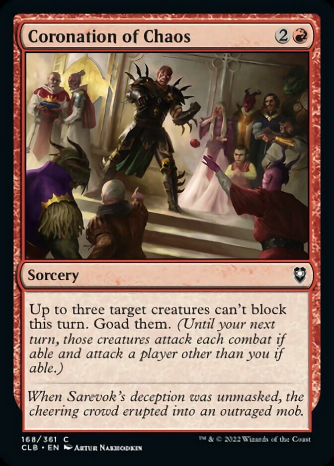 Coronation of Chaos [Commander Legends: Battle for Baldur's Gate] - Magic: The Gathering - Card Brawlers | Quebec | Canada |